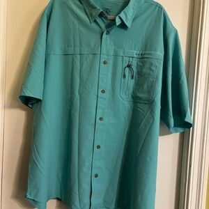 G.H. Bass & Co. Men's Teal Short Sleeve Shirt